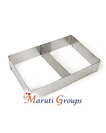Adjustable rectangle Baking Tray / Pan for Cake Decorating