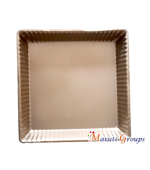 Square Tart Pan, Tart Tin with Removable Bottom, Non-Stick - Cake Decorating Med Size: 21cm x 21cm