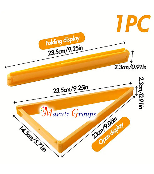 Croissant Dough Cutter Plastic Triangle Bread Line Mould