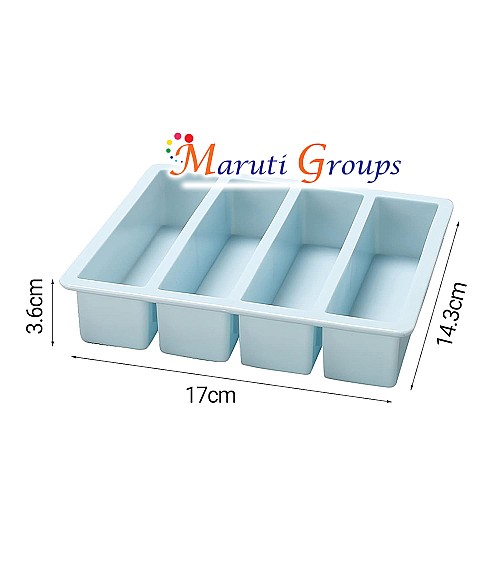 Rectangle Silicone Ice Cube Tray – Freezer Mold