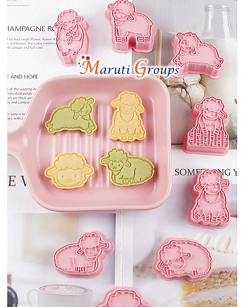 8pc Baba Black Sheep Cookie Cutter Set – Eid Mubarak Cookie Cutters
