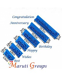 6pcs Biscuit Decoration Letters Cookie Cutter Set - Happy Birthday, Best Wishes, Anniversary