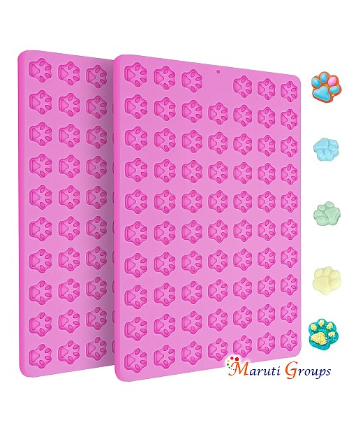 Dog Paw 69 Cavity Silicone Mold - 20cm x 30cm