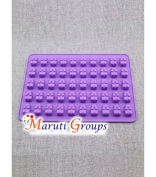 2pc Jelly Baby / Bear and Silicone Dropper Chocolate Silicone Mould – (19cm x 13.8cm)