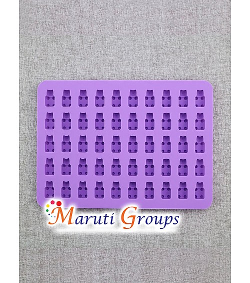 2pc Jelly Baby / Bear and Silicone Dropper Chocolate Silicone Mould – (19cm x 13.8cm)