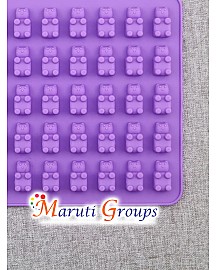 2pc Jelly Baby / Bear and Silicone Dropper Chocolate Silicone Mould – (19cm x 13.8cm)