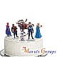 6pc Frozen 3D Cake Topper Set – Anna, Elsa, Kristoff, Hans, Sven & Olaf Figurines