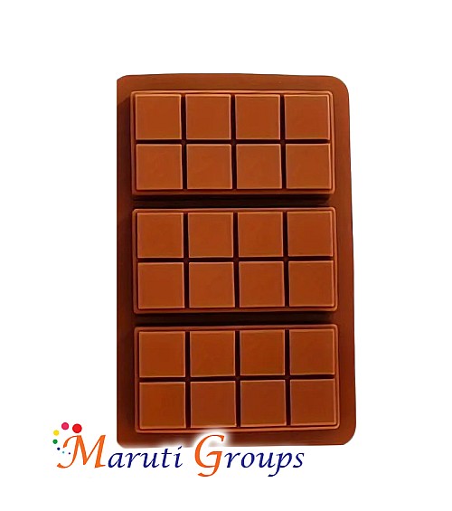 Mini Dubai Chocolate Slab Bar / Slab Silicone Mould – 3 Cavity (17cm x 11.1cm)