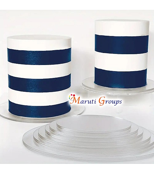 1pc Acrylic Cake Discs Set - Round Transparent Acrylic Cake Pans for Cake Decorating (4 Inch)