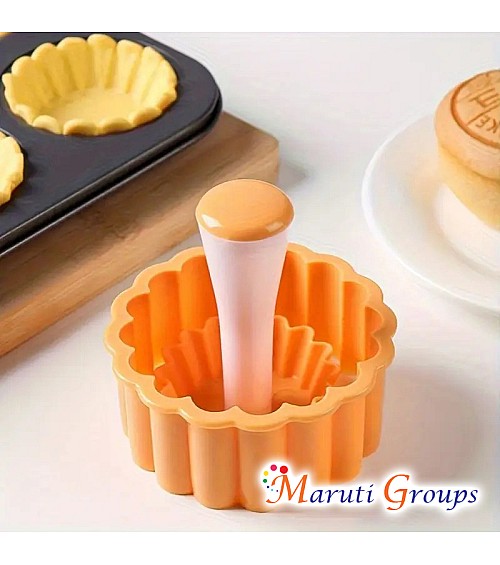 Plastic Pastry Tamper Set – 2pc Double-Sided Tart Shell Molds