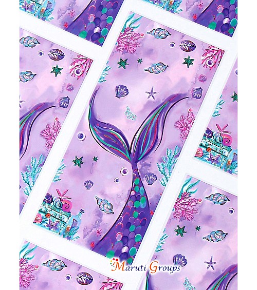 25pcs Lot DIY Mermaid Tail Theme Candy Bags – Gift Bags, Cellophane Bags for Sweets & Chocolate (27.5cm x 13.5cm)