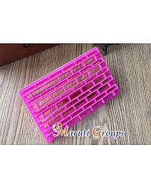Bricks Block Wall Embosser Biscuit Petal Quilt Press Mold
