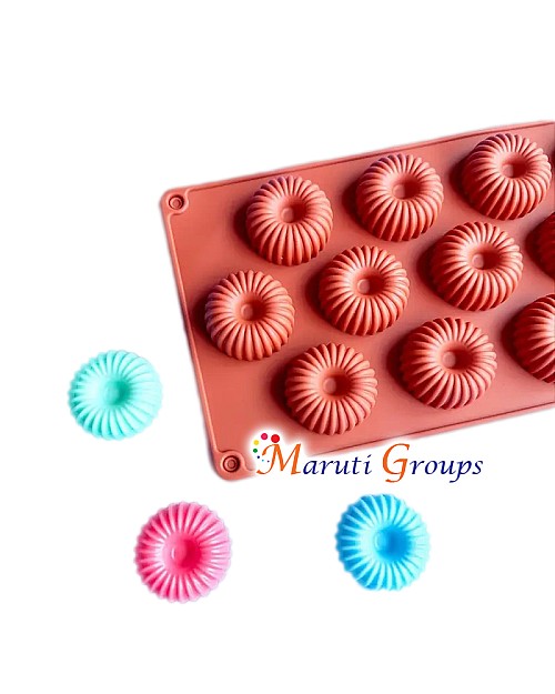 Donut Shape Penda Sweetmeat Silicone Mould – Round Chocolate & Sweet Mould (28cm x 16cm)