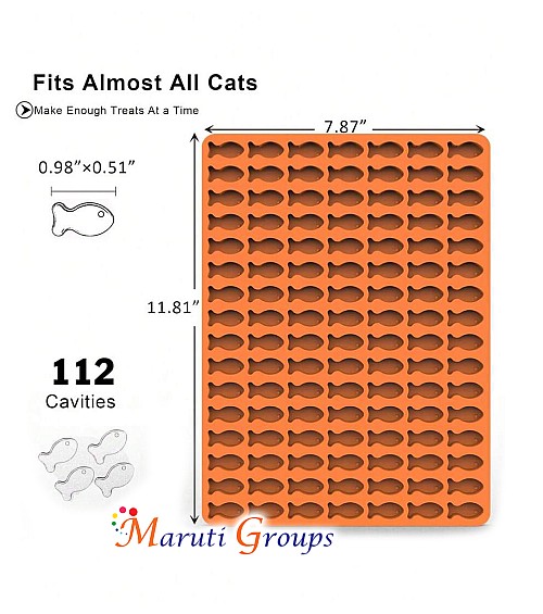 Fish Silicone Mould - Pet Treat and Snack Mold