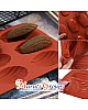 1pc Nonstick Silicone Madeleine Mold – Oven & Freezer Safe