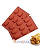 1pc Nonstick Silicone Madeleine Mold – Oven & Freezer Safe