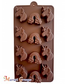 Unicorn Chocolate Silicone Mold