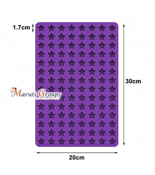Star Chocolate Silicone Mold - 112 Cavity for Bite-Sized Treats