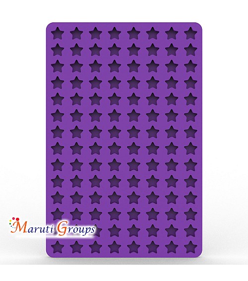 Star Chocolate Silicone Mold - 112 Cavity for Bite-Sized Treats