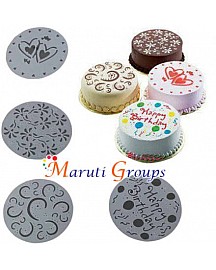 Cake stencils for cake decorating