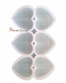 Heart Lollipop silicone mould 