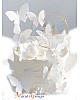 10pcs White Butterfly Cake Topper for Cakes and Cupcakes – Subtle Shine