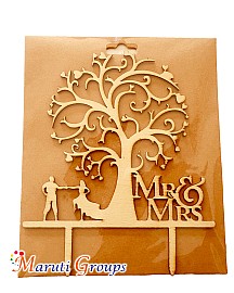 Mr and Mrs Bride Groom Cake Topper for cake decorating 