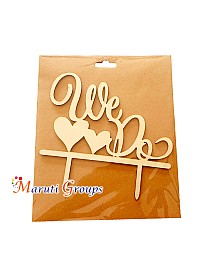 We Do Cake Topper for cake decorating 