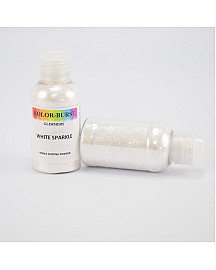 KOLOR-BURST Glimmers: White Sparkle (50ml)