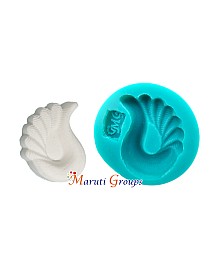 Single Paisley Peacock Silicone Mould – Chocolate, Sweet & Craft Mold (7cm x 2.1cm)