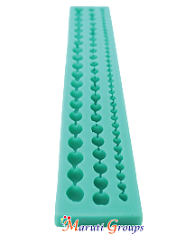 String of Pearls Silicone Mould- LARGE