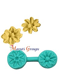 2 Pair Flower Silicone Mould