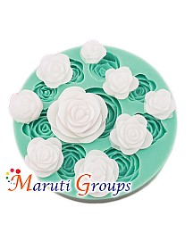 9 Roses Silicone Mould