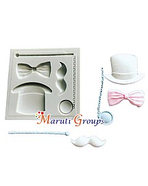 Hat & Bows Silicone Mould