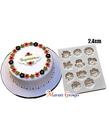 Pansies Flowers Silicone Mould
