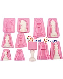 3d Chess beads Silicone Mould -  Whole set