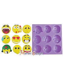 Emoji Face Silicone Mould
