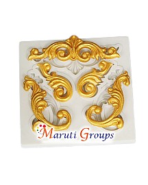 Mini Scroll Silicone Mould