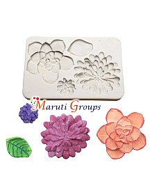 Succulent Flower Silicone Mould