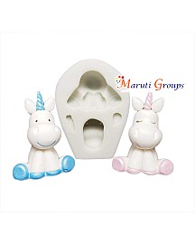 3D Unicorn Build It Silicone Mould