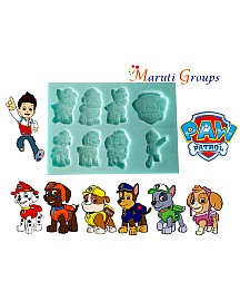 Paw Patrol Characters Silicone Mould
