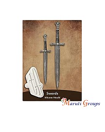Knight Battle Swords Silicone Mould