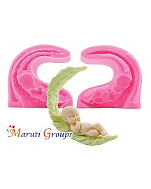 3D Baby Leaf Silicone Mould