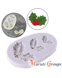 Christmas Leaves Silicone Mould
