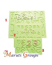 Disney ABC/ Alphabet Silicone Mould - No 1 - Capital Letters