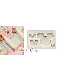 Mickey Mouse  / Minnie Mouse Silicone Mould 