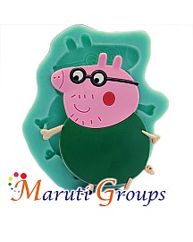 Peppa Pig Father Silicone Mould