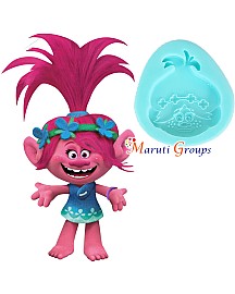Trolls - Princess Poppy Silicone Mould 