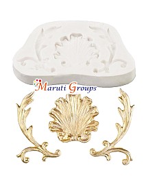 Brooch/ Scroll Silicone Mould