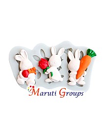 Rabbit / Easter Bunny Silicone Mould